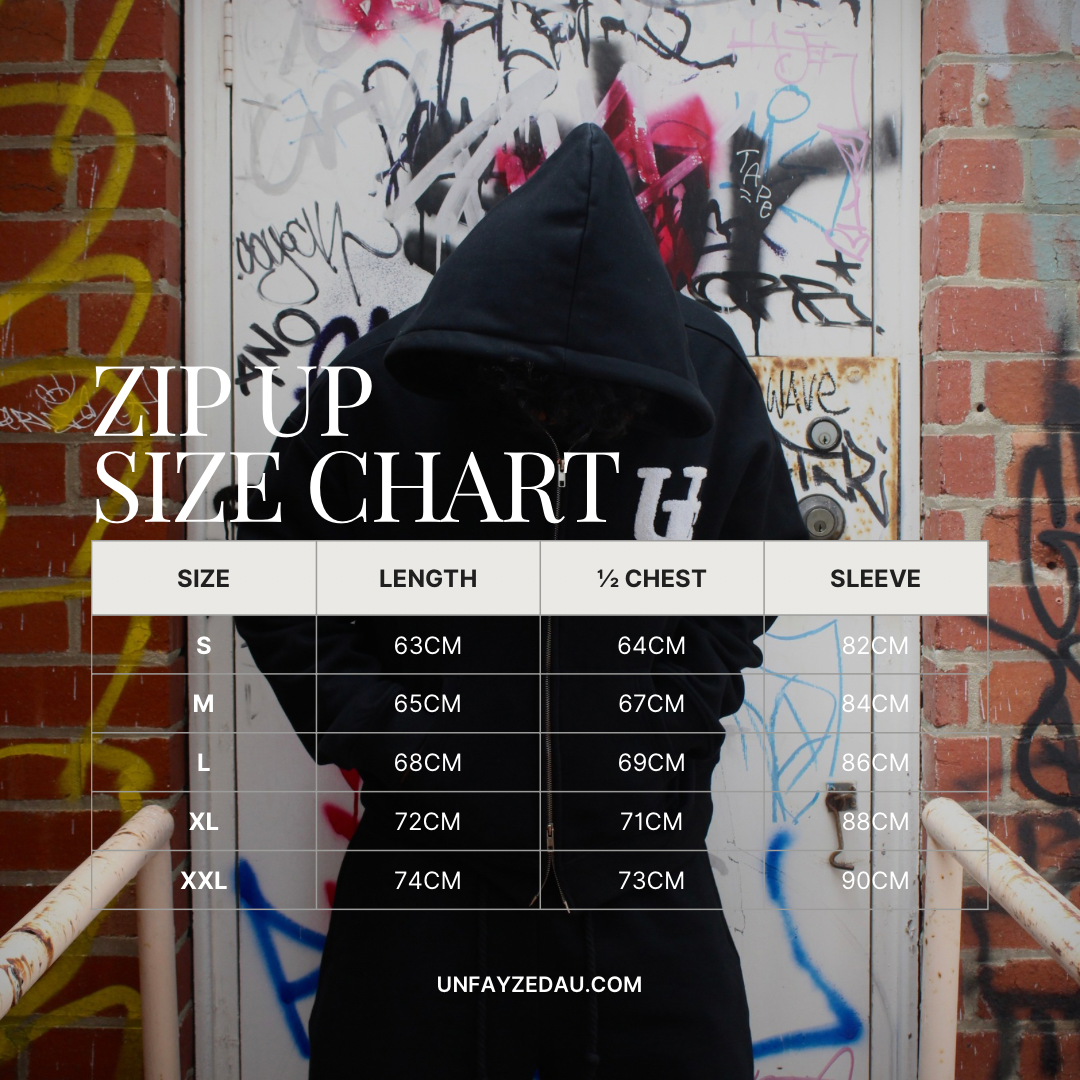 FAYZED ZIP UP - BLACK