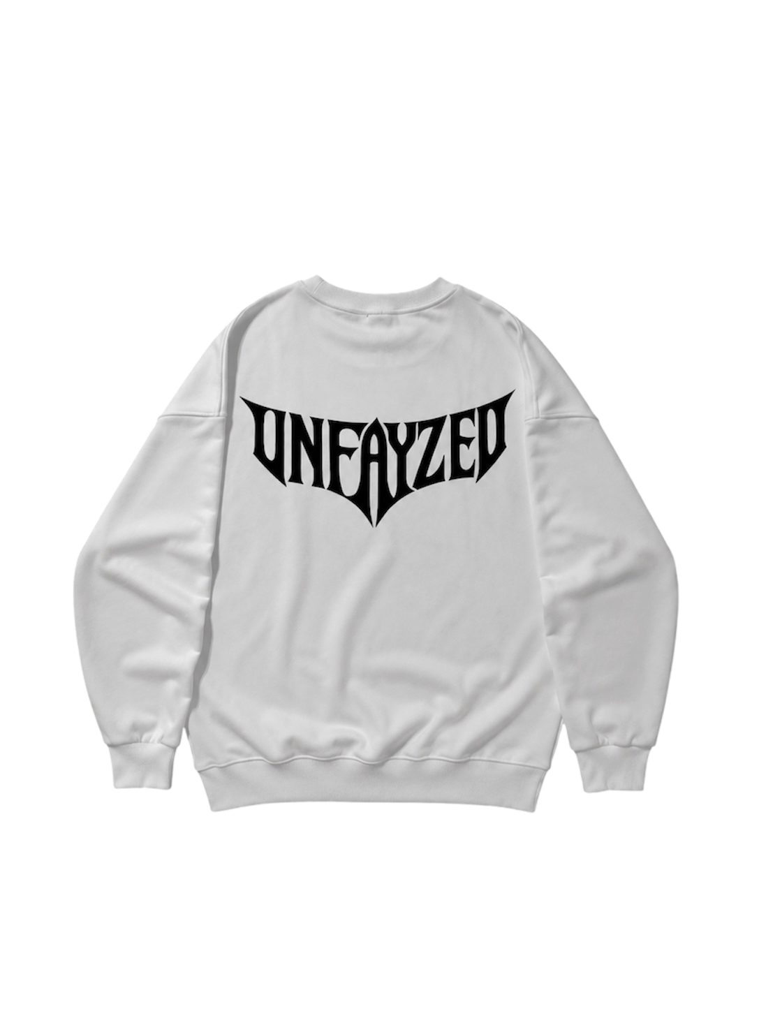 UNFAYZED WHITE CREWNECK LONGSLEEVE