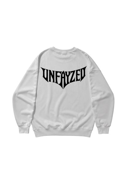 UNFAYZED WHITE CREWNECK LONGSLEEVE
