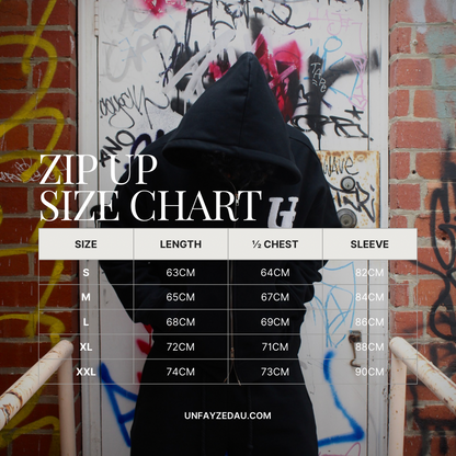 FAYZED ZIP UP - BLACK