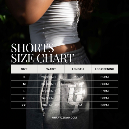 FAYZED BAGGY SHORTS - BLACK