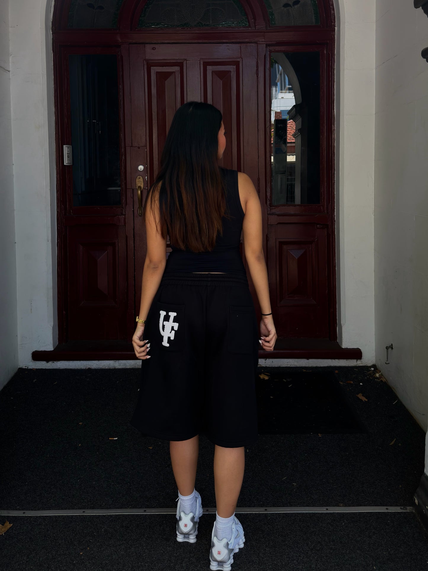 FAYZED BAGGY SHORTS - BLACK