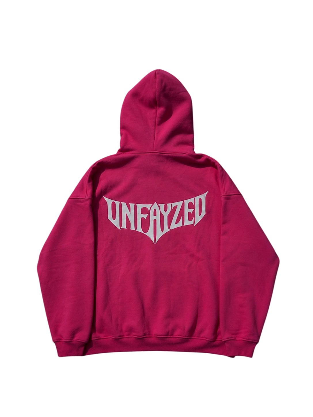 OVERSIZED PINK UNFAYZED HOODIE